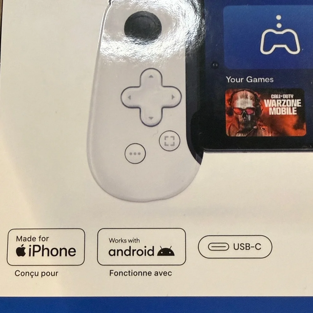Sony PlayStation Backbone Controller - Black and White USB-C